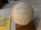 Vida Blue Minor League Team Iowa Oaks Signed Baseball