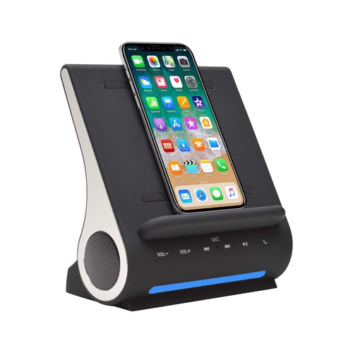 Dockall D108 Wireless Charger, Bluetooth Premium Speakers, Docking Station wi...