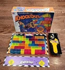 Vintage 1991 Milton Bradley Knockout Board Game 100% Complete In Box Works