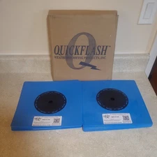 Lot of 12 Quick Flash P-100 No Caulking Utility Pipe Flashing Panel 1"-1 1/4"