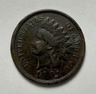 1901 Indian Head Small Cent, Circulated With VF Details BN