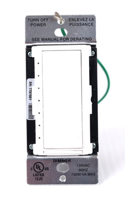 Crestron CLW-DIMEX-P-W-T Cameo Premium In Wall Dimmer, 120V White u996