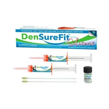 DenSureFit Lower Denture Reline Kit, Soft Silicone Denture Reliner Repair and