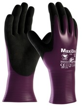 12 x MaxiDry 56-426 Palm Coated Nitrile Foam Lightweight Waterproof Gauntlet