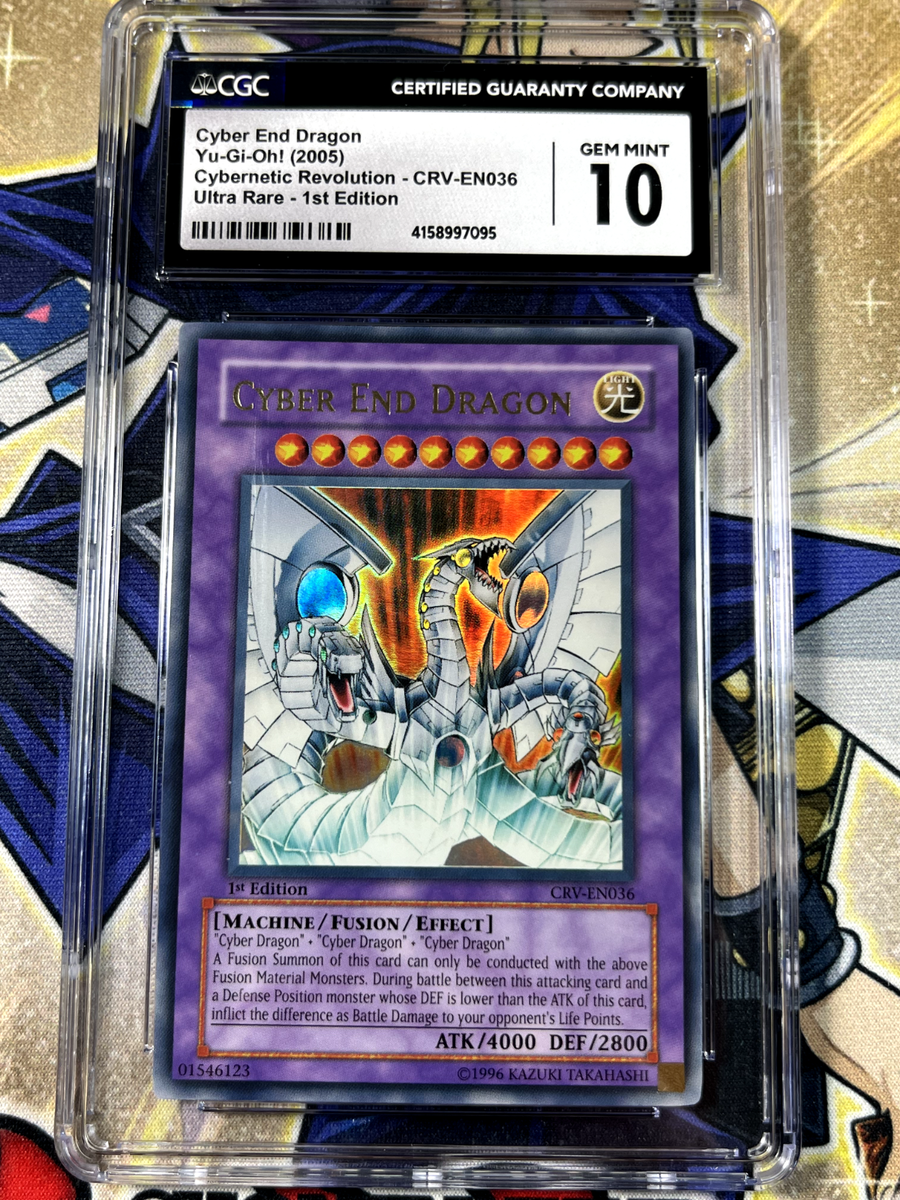 Yugioh CGC 10 Cyber End Dragon CRV-EN036 1st Edition Ultra Yugioh CGC 10 Cyber End Dragon CRV-EN036 1st Edition Ultra