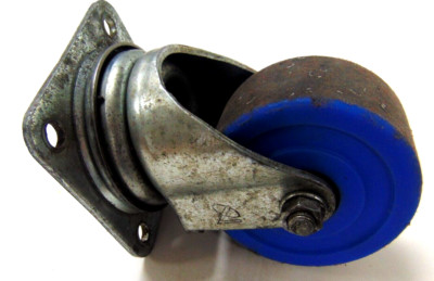 PENN ELCOM S-100 HEAVY DUTY SWIVEL CASTOR W/BLUE WHEEL 200 KG/440 LB LOAD RATING