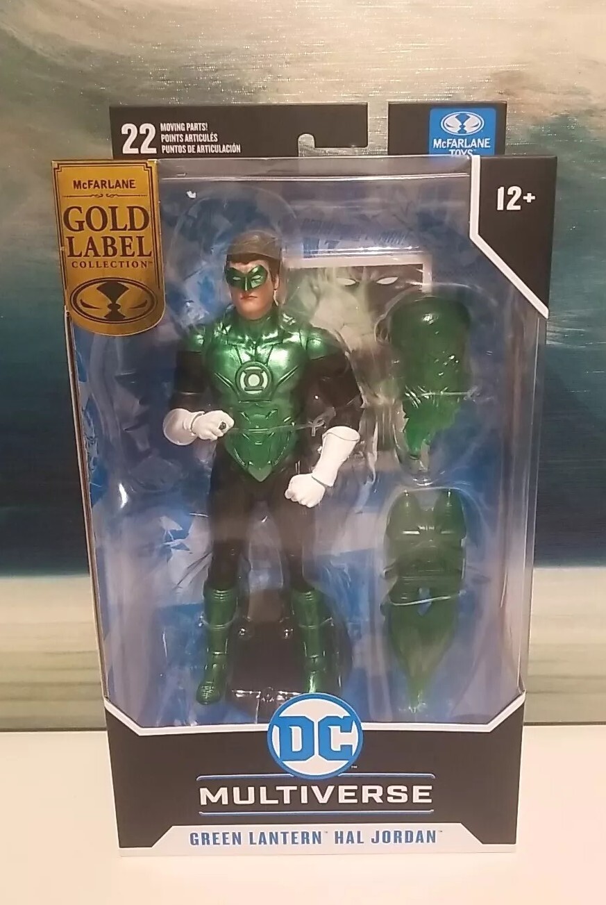 Mcfarlane DC Multiverse Green Lantern Hal Jordan Gold Label Action Figure