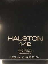 HALSTON 1 -12 FOR MEN - 4.2 OZ COLOGNE SPRAY IN BOX - RARE