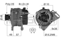 Messmer Lichtmaschine Generator 70A 14V FüR VW Golf III 1.6 1.8 2.0 1.9 Tdgtd
