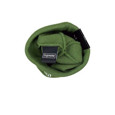 Supreme x New Era FW23 S Logo Beanie Olive | eBay