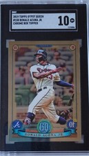 2019 TOPPS GYPSY QUEEN RONALD ACUNA JR CHROME BOX TOPPER #150 SGC 10 GEM !! 🔥 