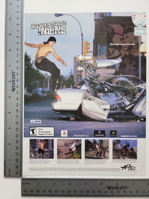Aggressive Inline Advertisement Original Print Ad / Poster Game Gift Art