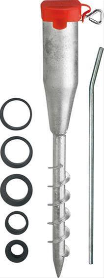 Eindreh-bodenhülse Stahl