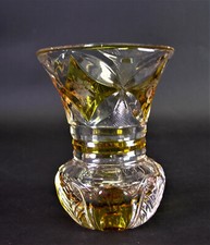Biedermeier glass glass vase/cup 19th century