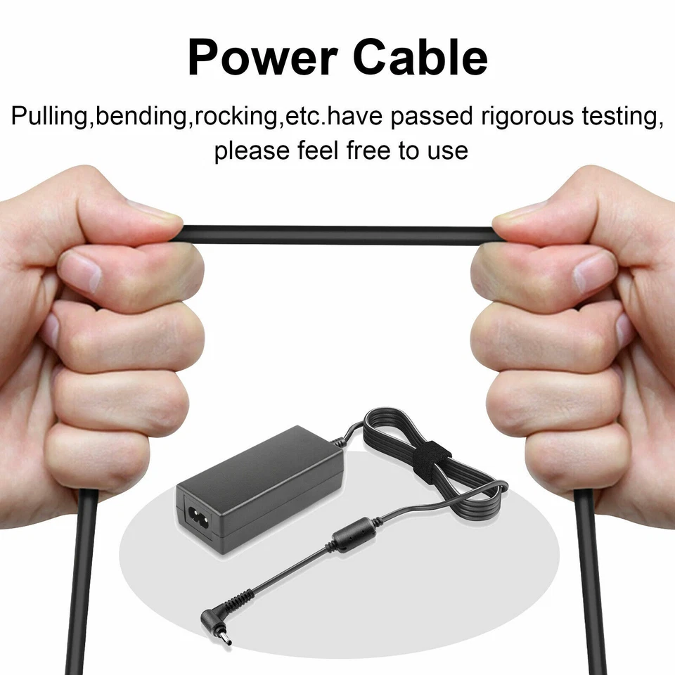 19V 2.37A 45W AC Adapter Charger for Samsung XE500C21 XE700T1A NP900X3A NP900X1B - image 3 of 4