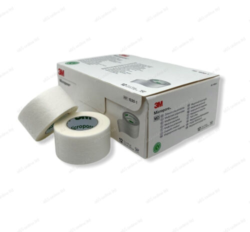 MICROPORE 3M SURGICAL TAPE 2.5cm Eyelash Tape Breathable Medical REF 1530-1 - Imagen 1 de 8