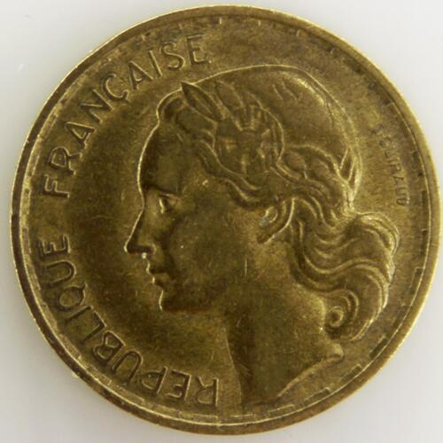 Gallo Guiraud 20 franchi - bronzo - in perfette condizioni - 1951 - B - Francia - moneta [EN] - Foto 1 di 3