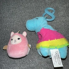 Squishmallow Squishville Clip Piñata Llama Alice Pegacorn Style And Play
