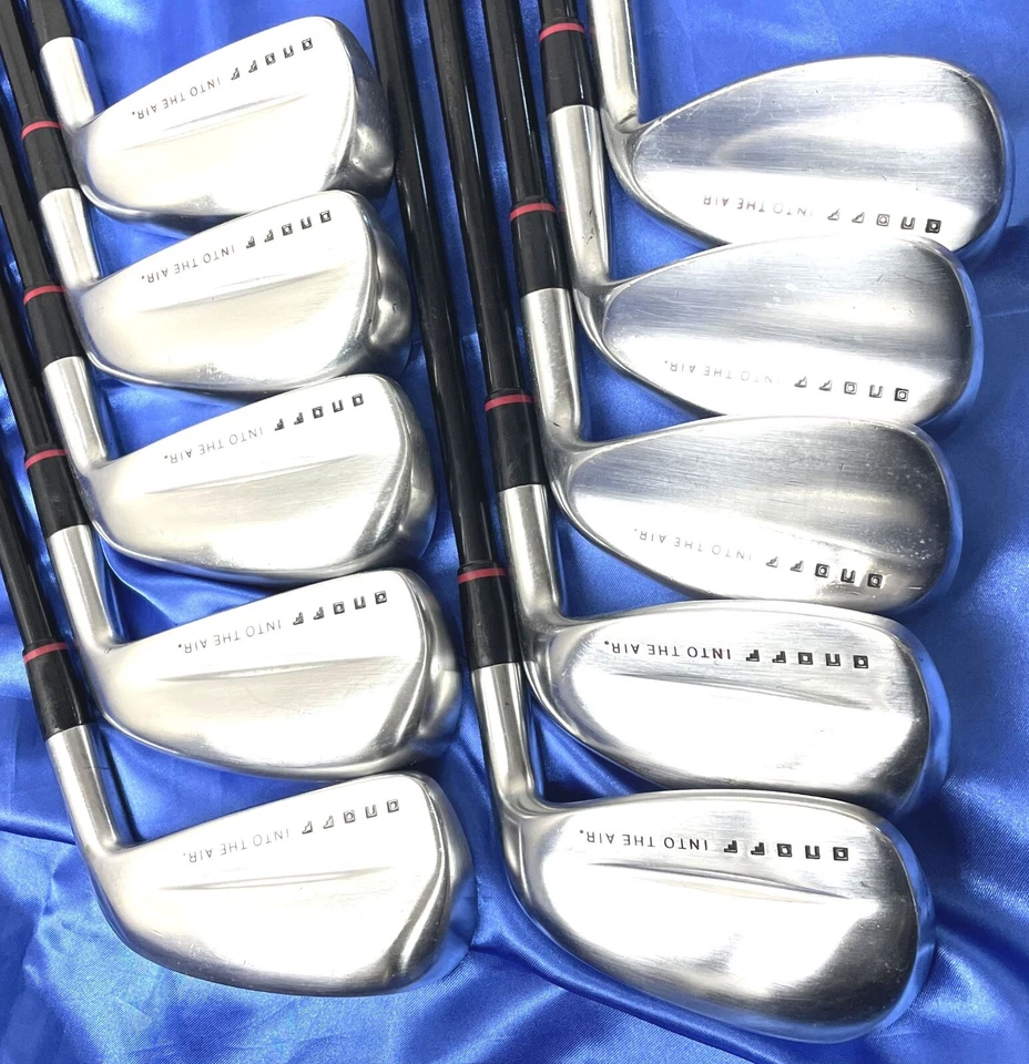10PC DAIWA ONOFF INTO THE AIR R-FLEX IRONS SET GOLF CLUBS inv - Image 2 of 4