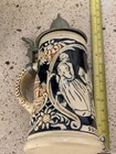2 Vintage/Antique German Pewter Lidded Steins Markings Numbered Germany — photo 8