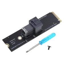 M.2 PCIE to SFF-8643 M.2 SSDs Adapter Host Controller Expansion Card for PC
