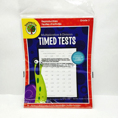 Teaching Tree Multiplication And Division Timed Tests Grade 3 Mathematics 