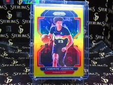 2021-22 PANINI PRIZM Cameron Johnson GOLD PRIZM SSP #/10 PHOENIX SUNS SUPERSTAR