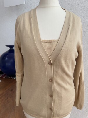 Jil Sander Twin Set Gr.38-42 - Klassisch Beige -  Hoher NP