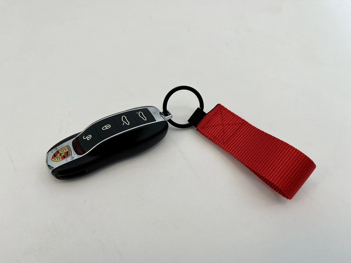 Porsche 911 GT3 RS MINI Door Pull RED Key Strap KeyChain 991 997 Cayman  lanyard