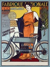 9606.Decoration Poster.Home wall.Room art design.Italian factory.Early bicycle