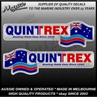 QUINTREX - LEFT & RIGHT PAIR - BOAT DECALS / STICKERS - PREMIUM MARINE DECALS