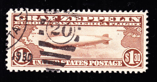 US C14 $1.30 Air Mail Used XF SCV $375 - Picture 1 of 2