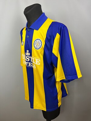 LEEDS UNITED 1993 1994 AWAY SHIRT FOOTBALL SOCCER JERSEY ASICS