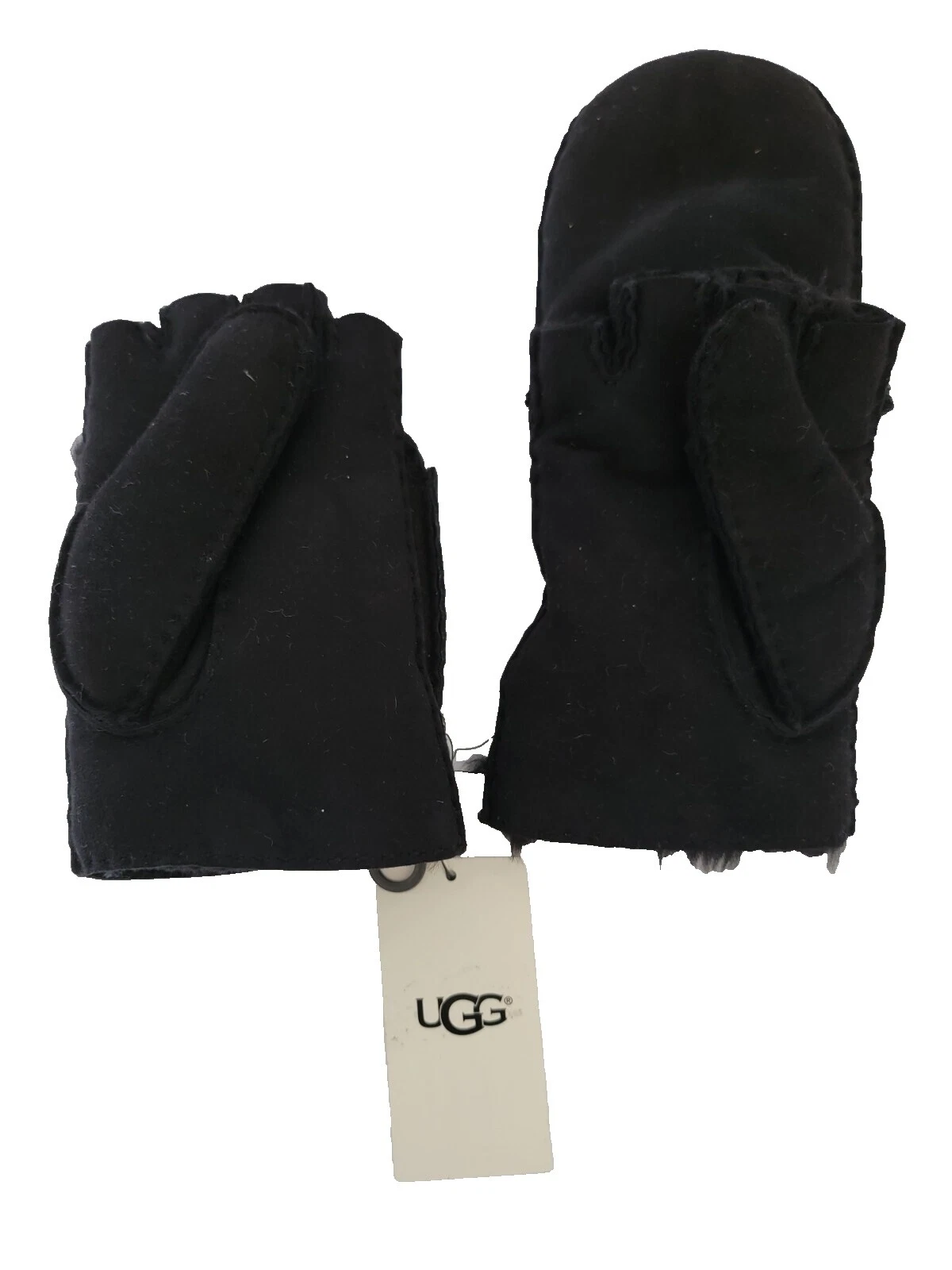Guantes Negros de Gamuza UGG Australia y mitones para Mujeres