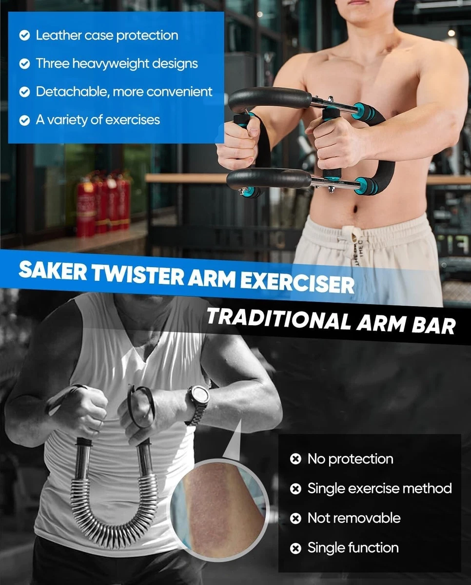 U Shaped Arm Trainer, Arm Twister Exerciser, Adjustable Resistance Arm