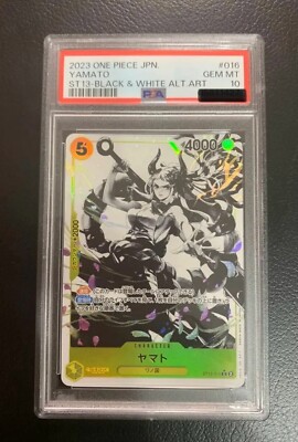 PSA 10 Yamato ST13-016 Black & White Alt Art 2023 One Piece Cards