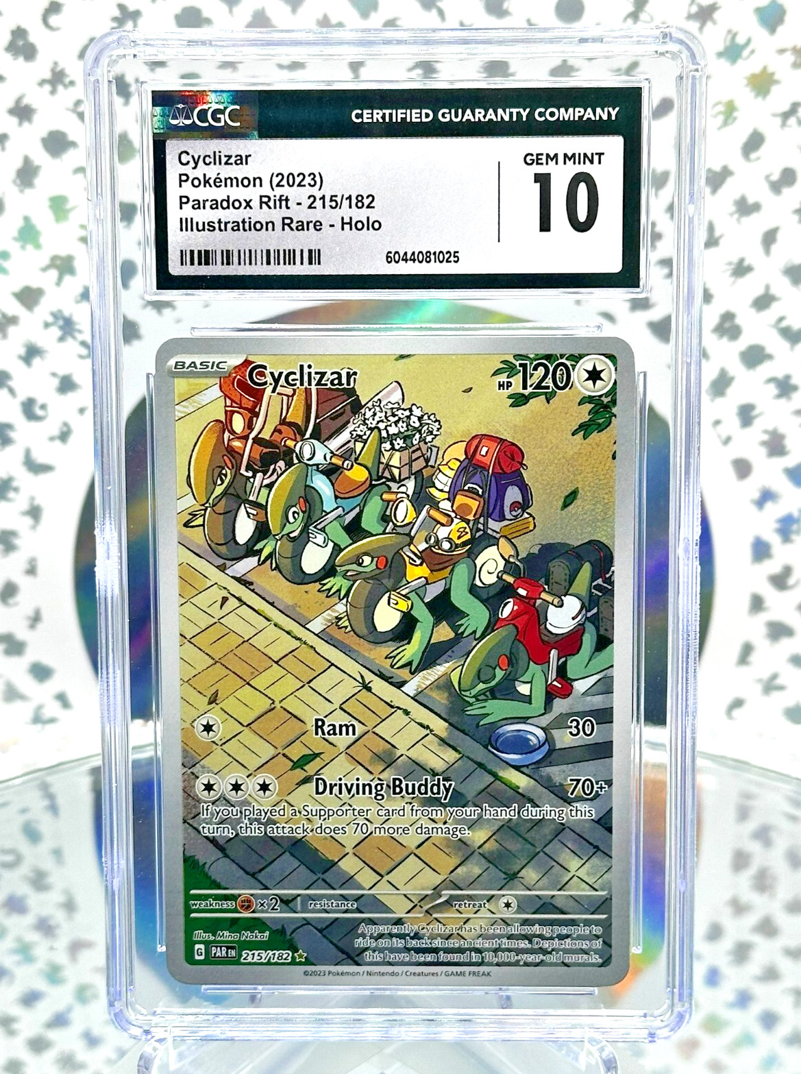 CGC 10 Cyclizar 215/182 Paradox Rift Secret Illustration Rare Pokemon Card