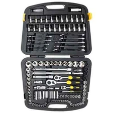 Stanley 91-931 Master Tool Set 120 Pieces of 1/4 3/8 1/2 Inch