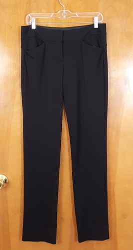 TAHARI Size 4 Black Career Work Dress 