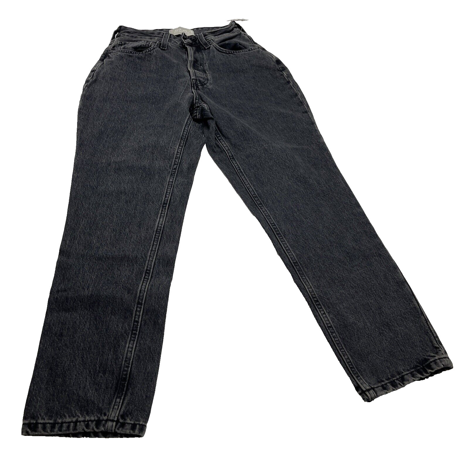 Everlane Jeans Womens size 26 Black The 90's Cheeky Ankle Button