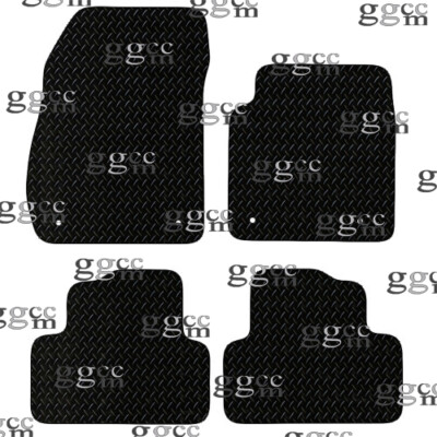 FITS VAUXHALL ZAFIRA TOURER C 2012 TO 2018 TAILORED BLACK RUBBER CAR FLOOR MATS