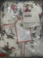Pottery Barn Kids Dr. Seuss Grinch Adult XS Pajama shirt And Pants
