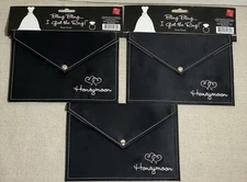 Russ Berrie PHOTO POUCH Snap Closure 4"x6" HONEYMOON Picture Gift ‘NEW’ Lot of 3