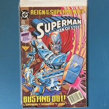 DC Comics Superman: The Man of Steel 22 1993 Comic Book Bonus Poster
