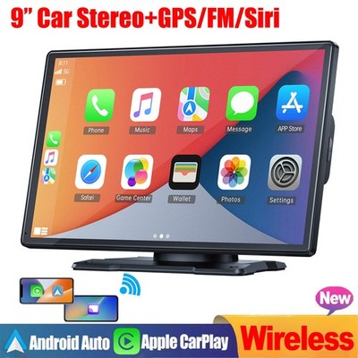 9'' Zoll CarPlay Tragbarer Apple und Android Auto Wireless Display Autoradio