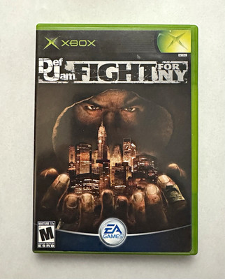 EA Games Def Jam: Fight for NY (Xbox) w/ Case, 2004, M Rated, NTSC-U/C