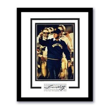 Lou Holtz AUTOGRAPH Signed Notre Dame Fighting Irish Framed 11x14 Display D ACOA
