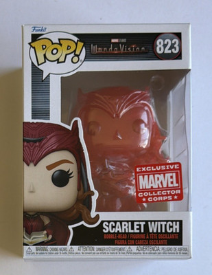 Funko Pop Scarlet Witch (Translucent Glitter) #823 Wanda Vision Exclusive Marvel