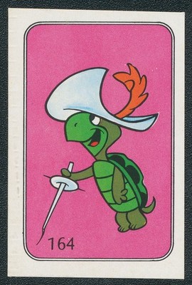 1984 TOUCHE TURTLE HANNA BARBERA REYAUCA VENEZUELA CARD #164