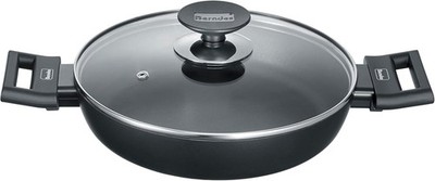 Berndes Alu-Specials Casserole Aluminium Induction Serving Pan 24 cm Black - NEW